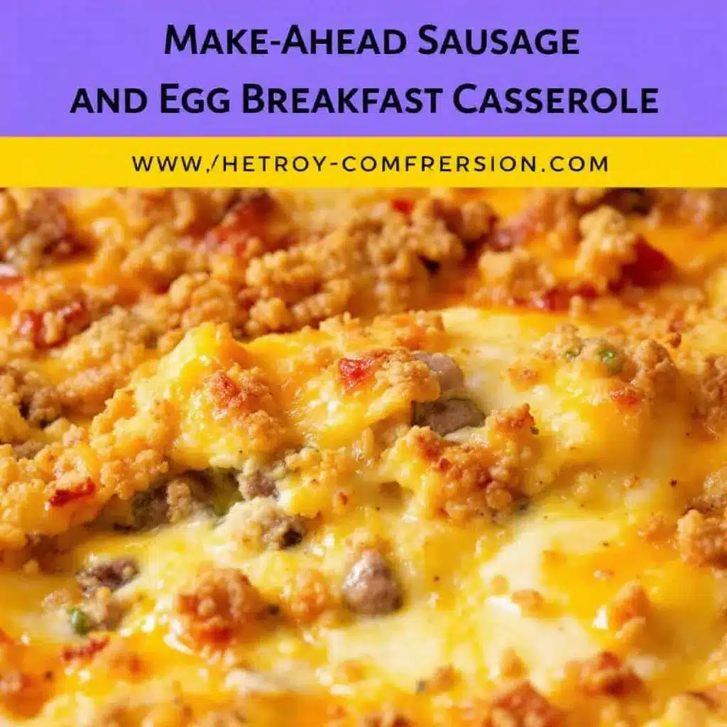 easy make-ahead breakfast casserole preparation steps