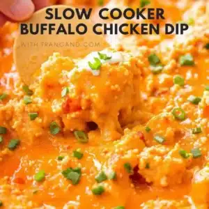 Easy Slow Cooker Buffalo Chicken Dip with Ranch - featured image
