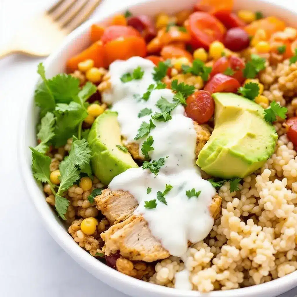 Easy Sunday Meal Prep Chicken and Rice Bowls preparation steps