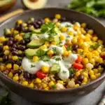 grilled corn and black bean salad - featured image