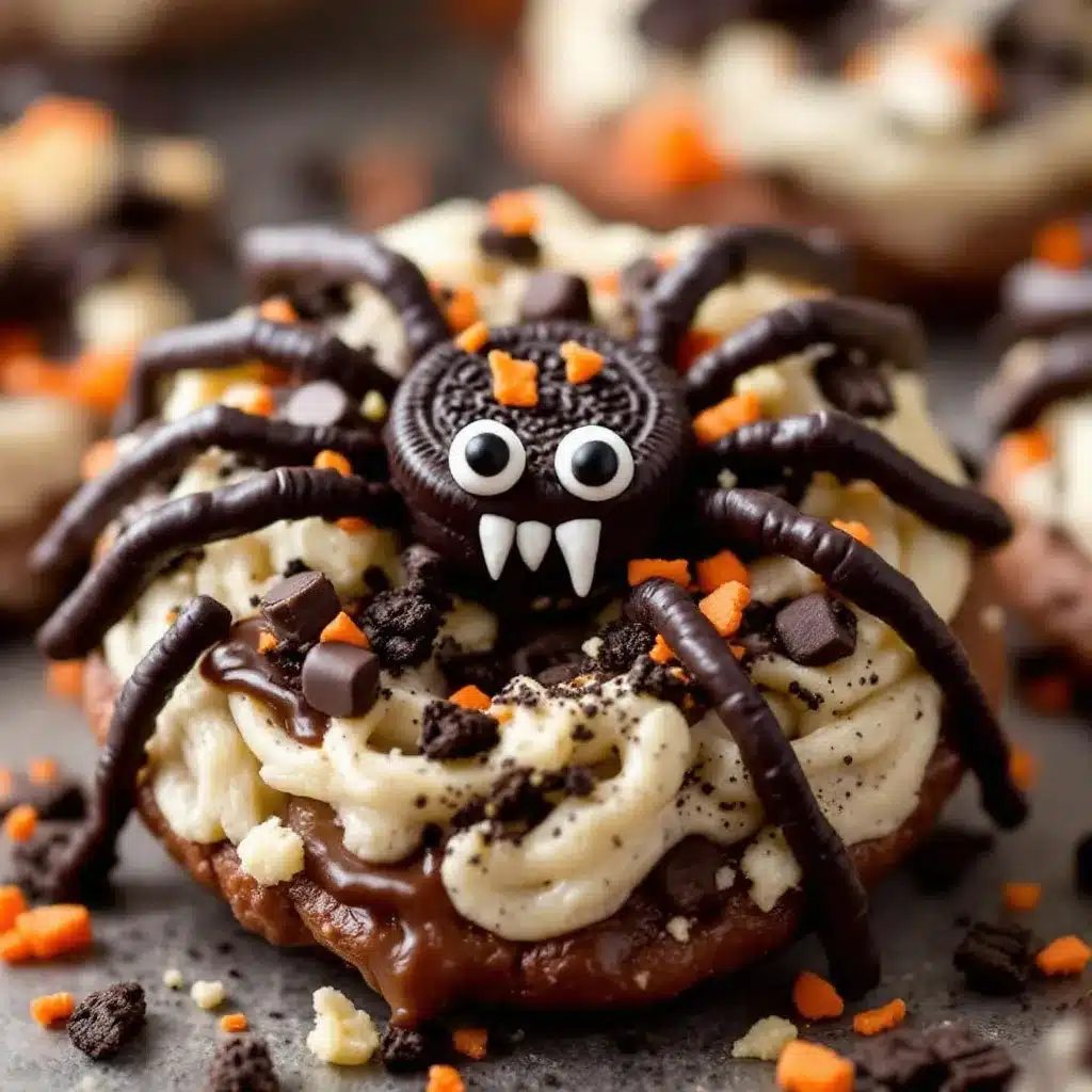 halloween oreo spider cookies preparation steps