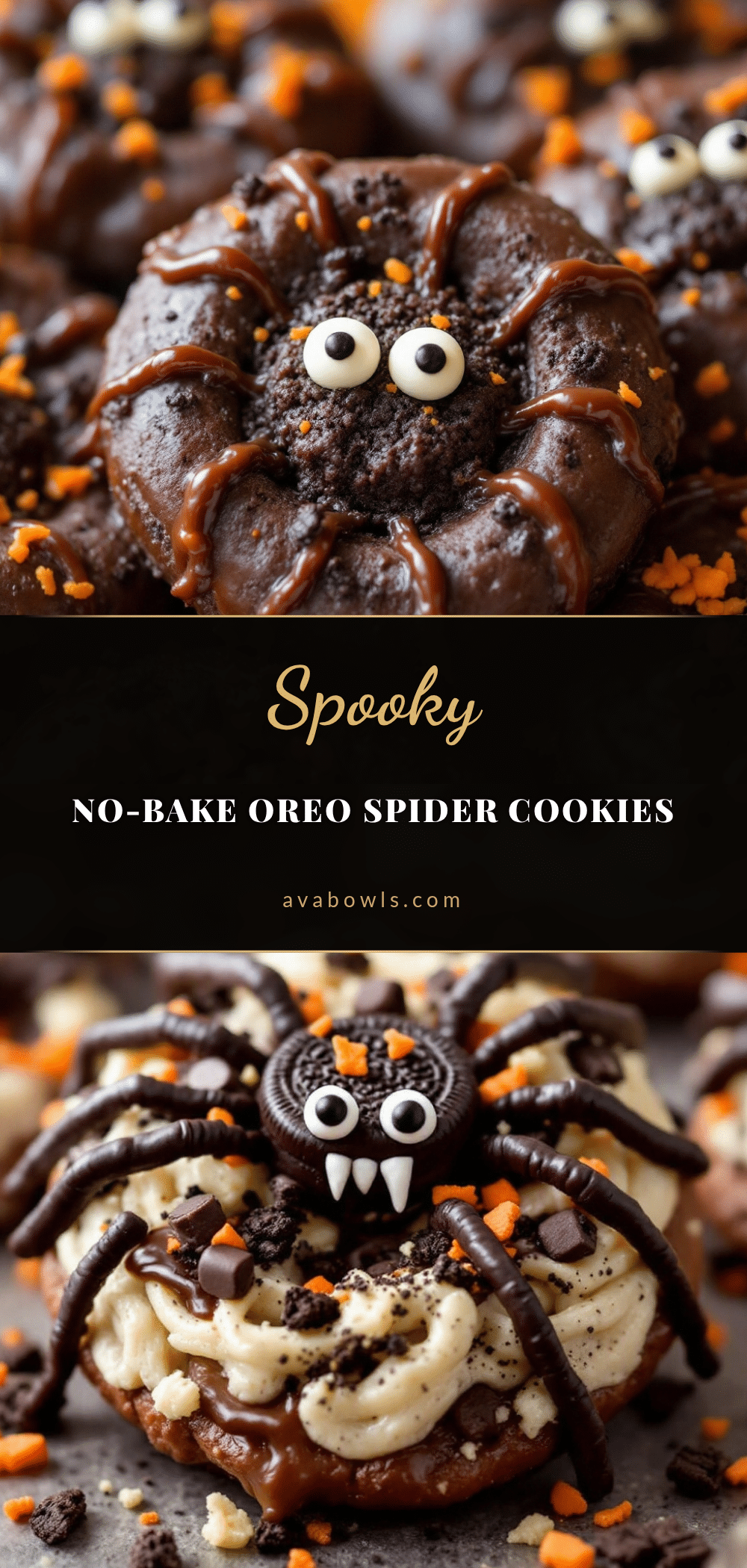 halloween oreo spider cookies recipe