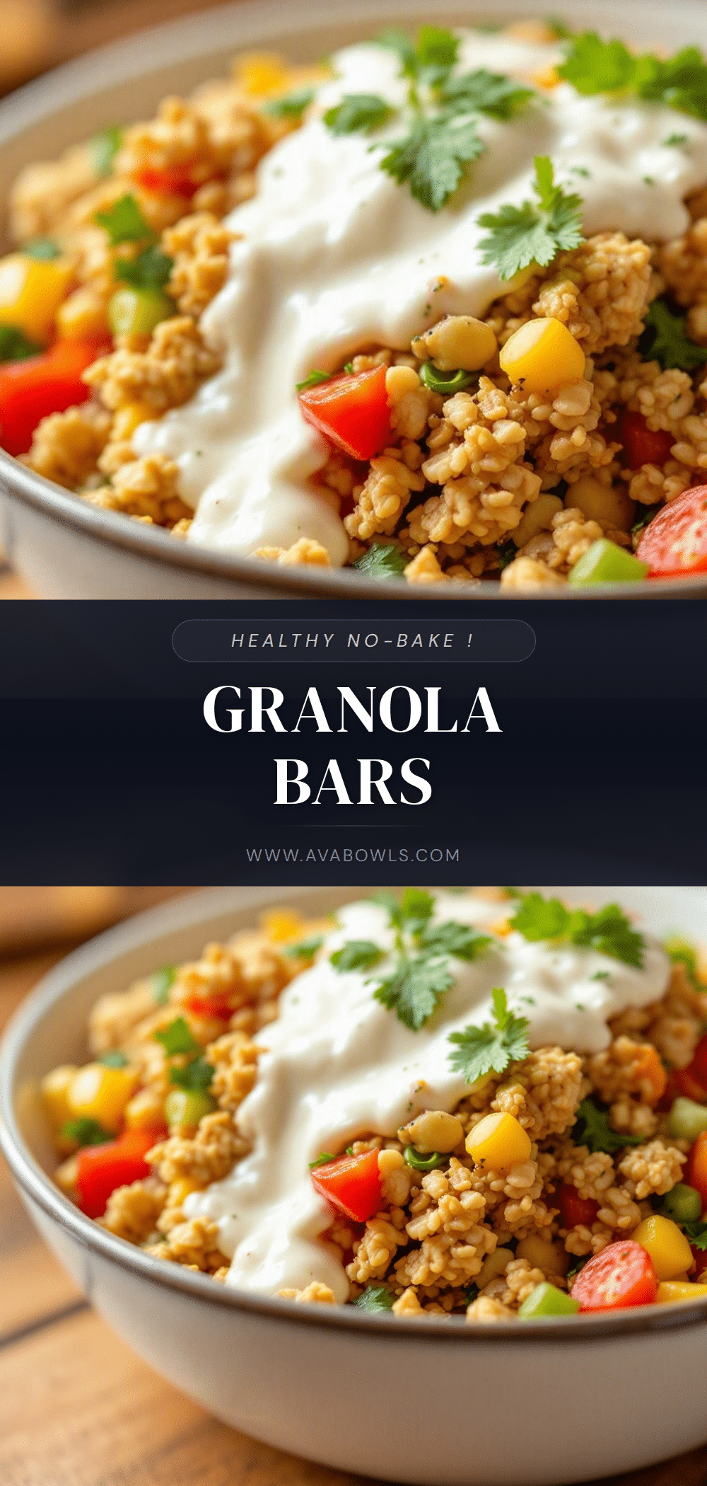 healthy no-bake granola bars recipe