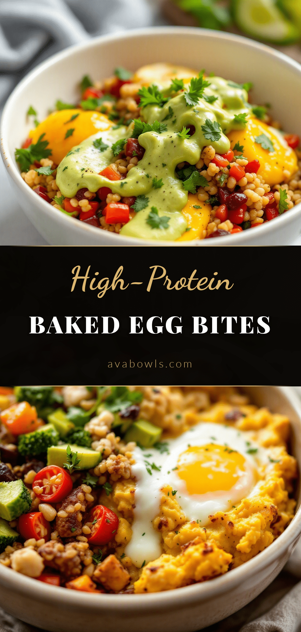 high protein baked egg bites recipe