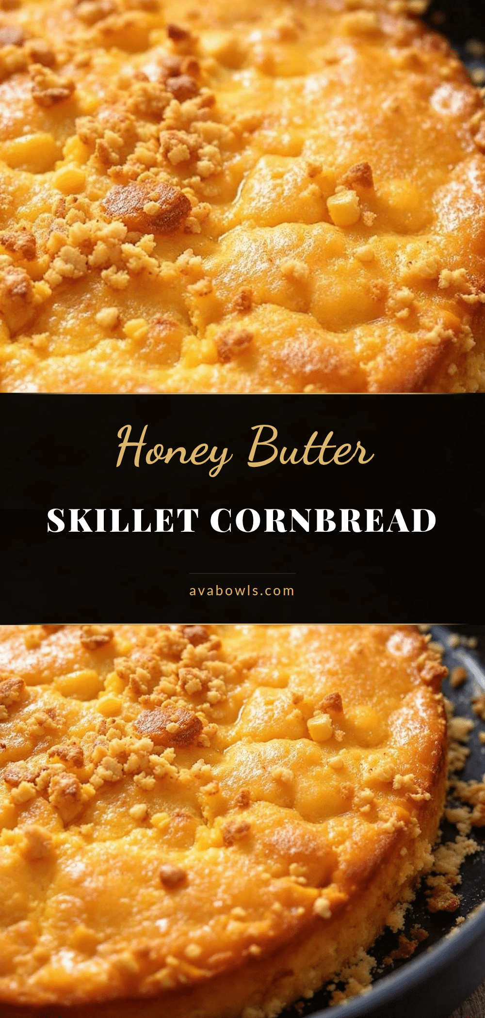 honey butter skillet cornbread recipe