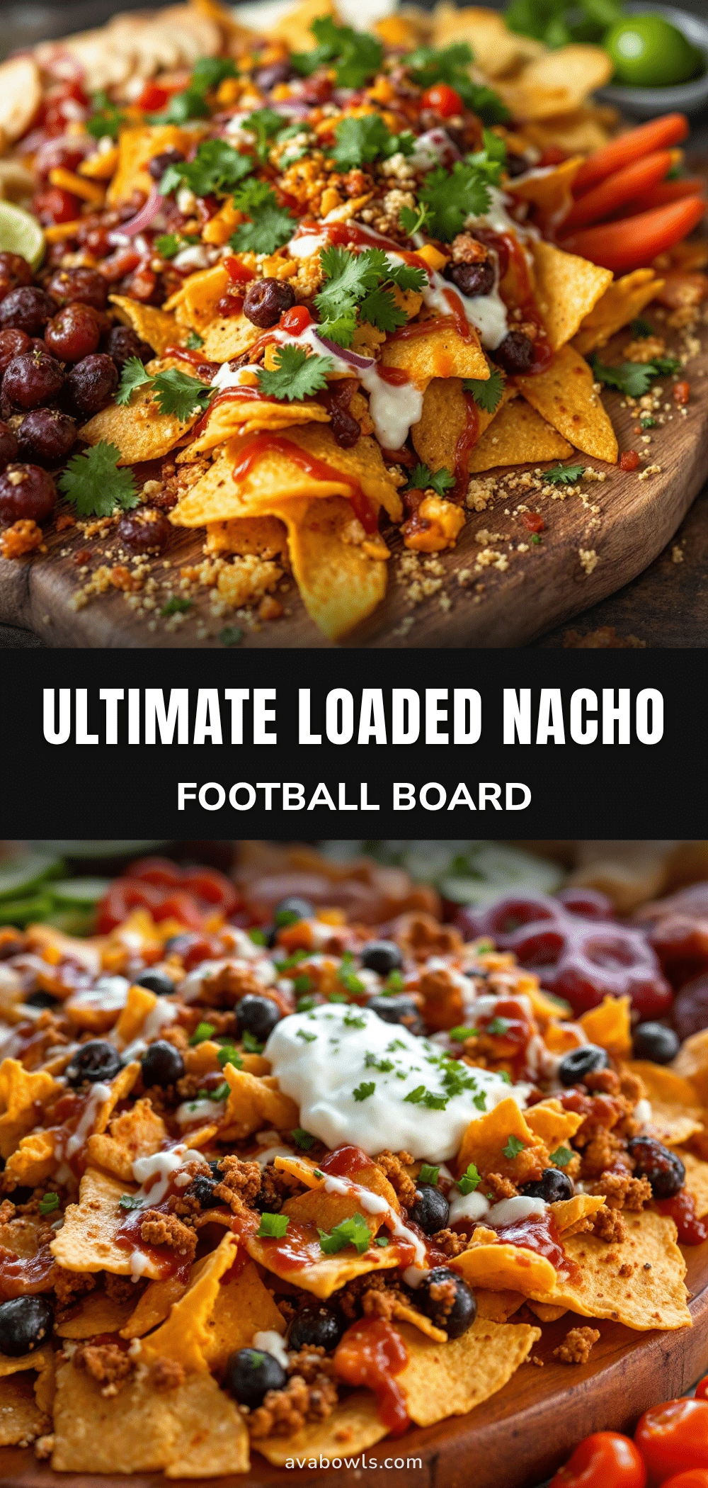 loaded nacho football charcuterie board recipe
