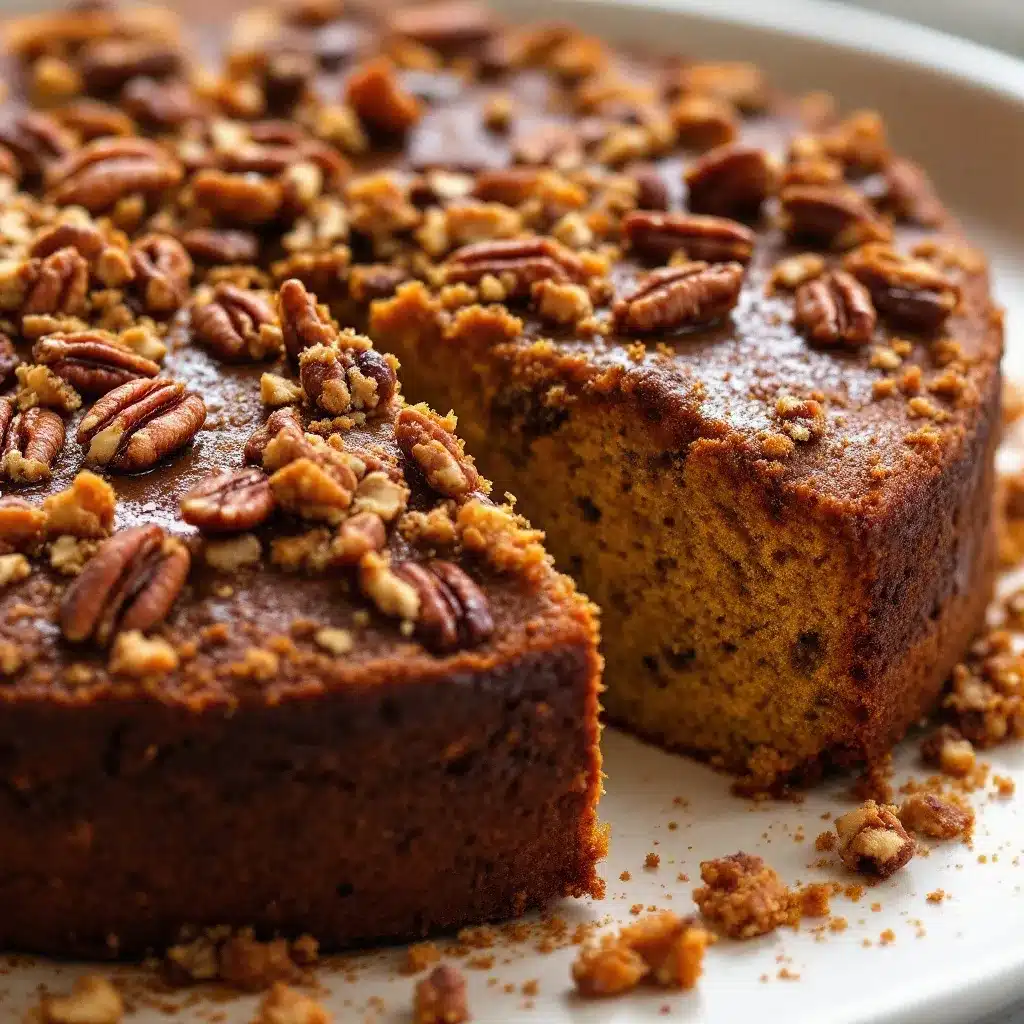 maple pecan pumpkin coffee cake preparation steps