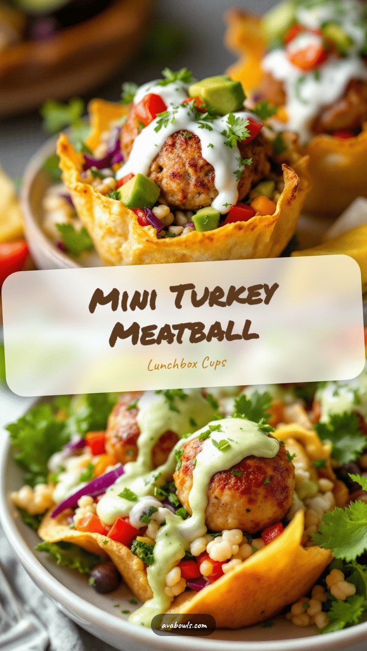 mini turkey meatball cups recipe