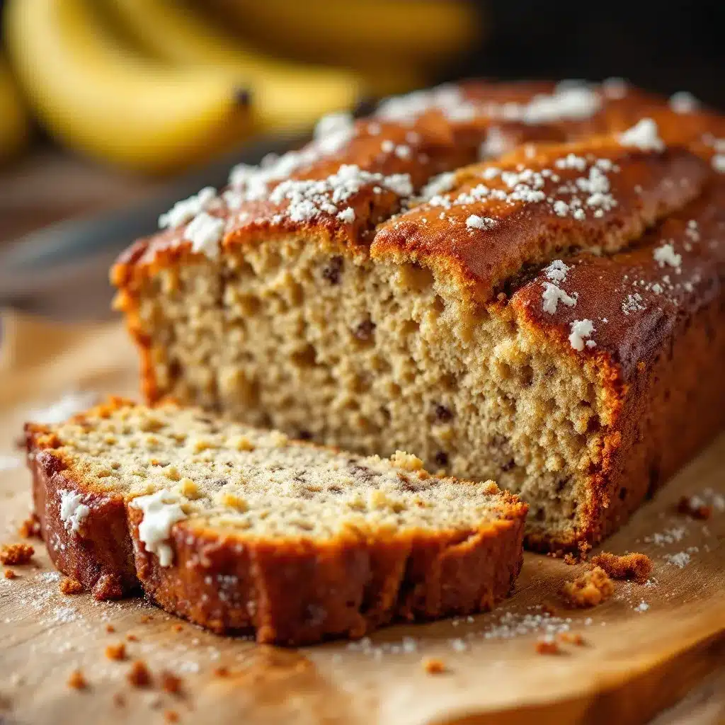 moist classic banana bread with sour cream preparation steps