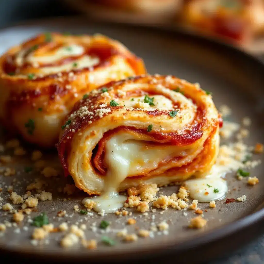 mozzarella pizza pinwheels - featured image