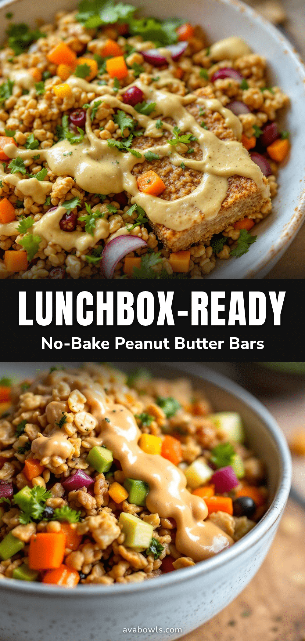 no-bake peanut butter oat snack bars recipe