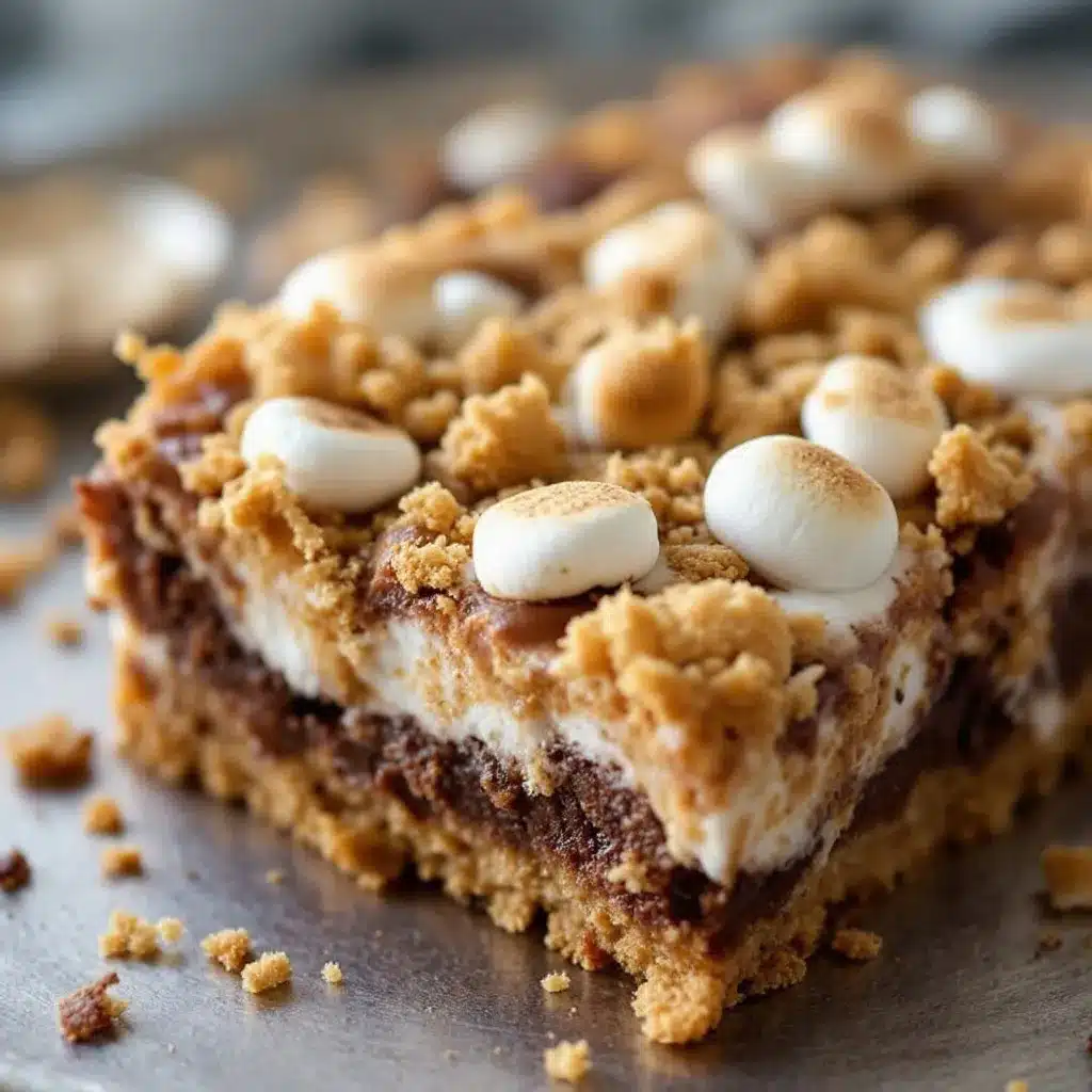 no-bake smores bars preparation steps