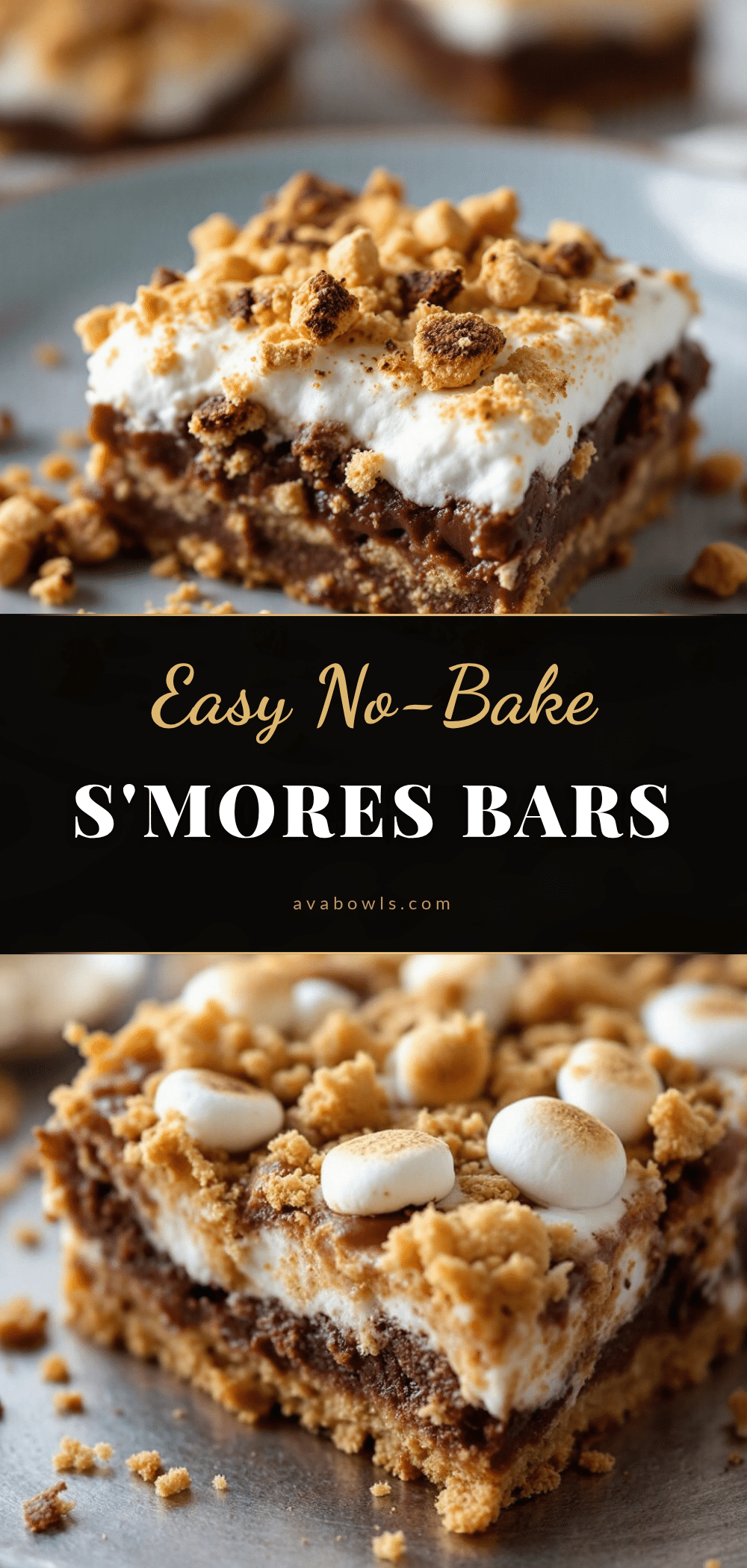 no-bake smores bars recipe