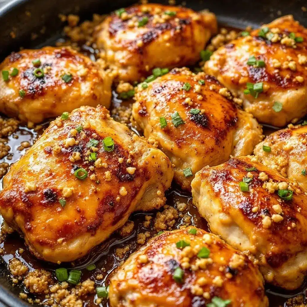 one-pan honey garlic chicken thighs preparation steps