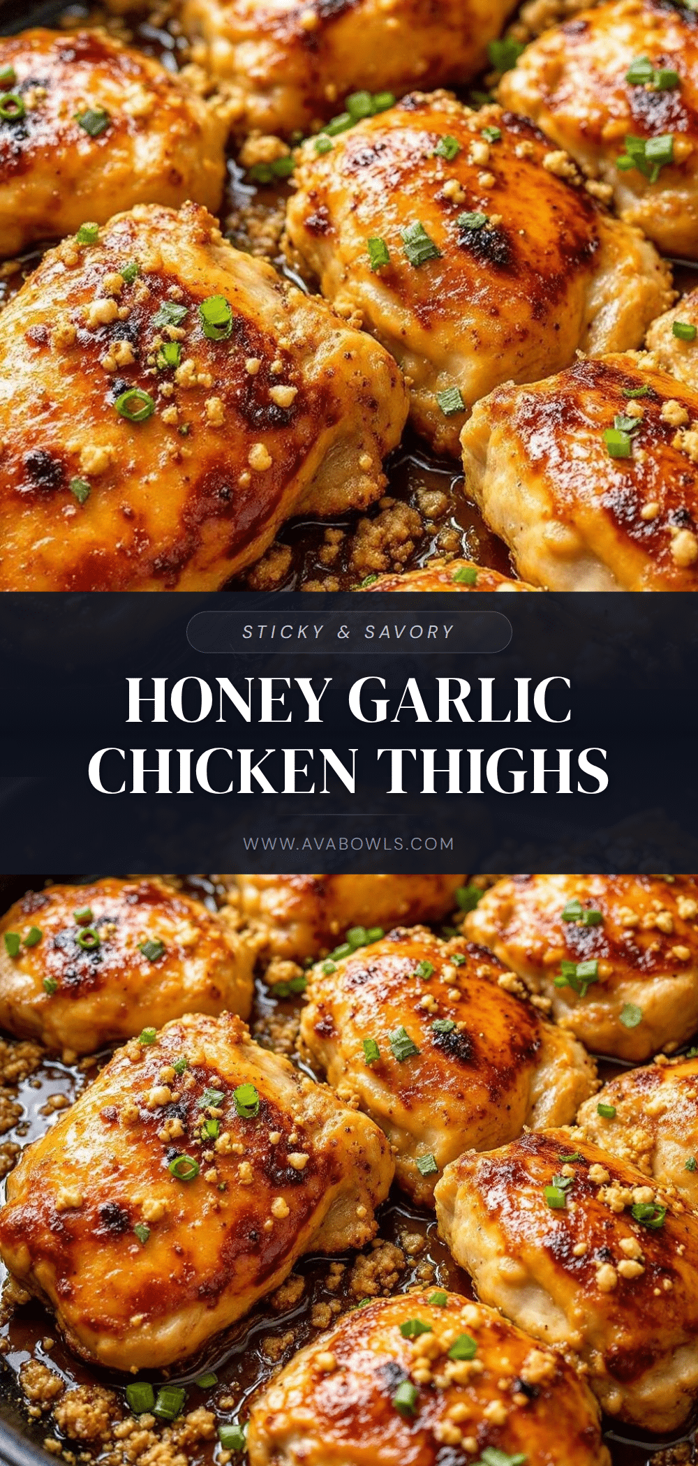one-pan honey garlic chicken thighs recipe