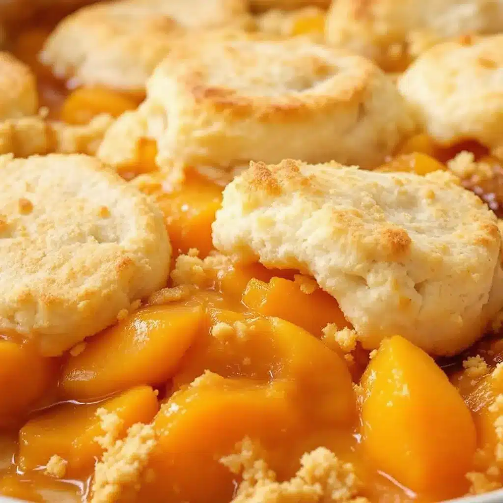 peach cobbler buttermilk biscuit preparation steps