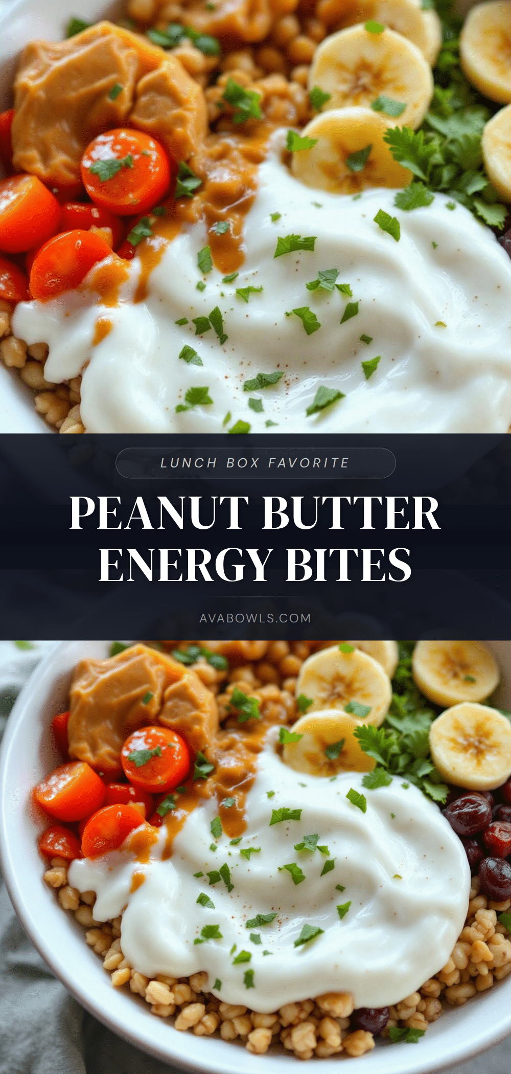 peanut butter banana energy bites recipe