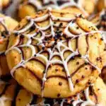 perfect spiderweb halloween sugar cookies - featured image