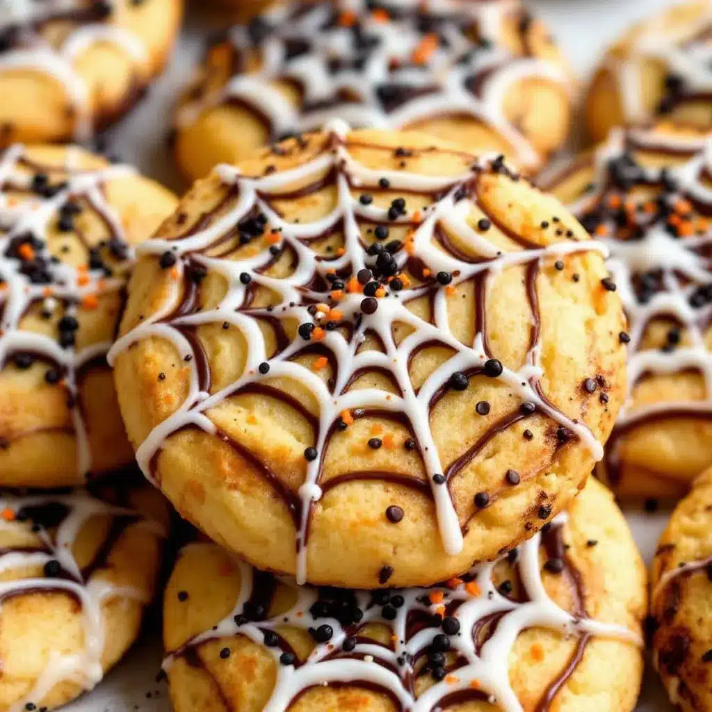perfect spiderweb halloween sugar cookies preparation steps