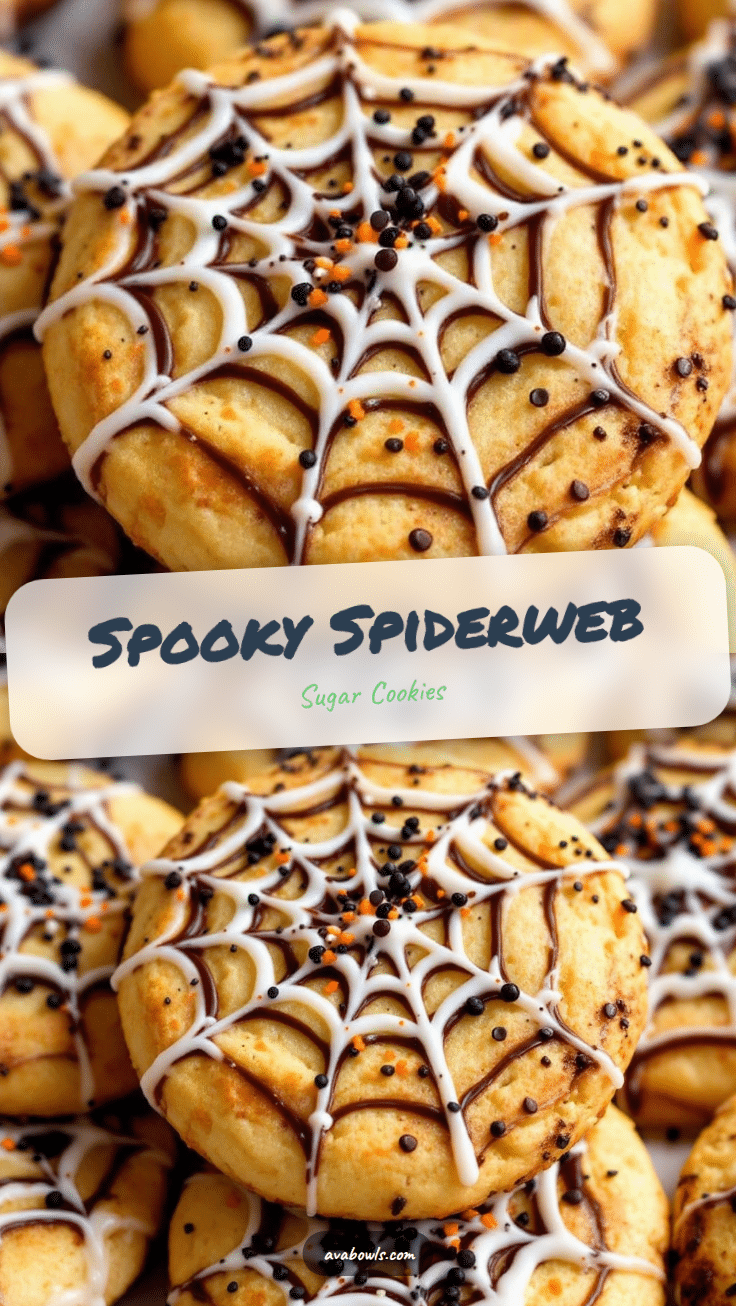 perfect spiderweb halloween sugar cookies recipe