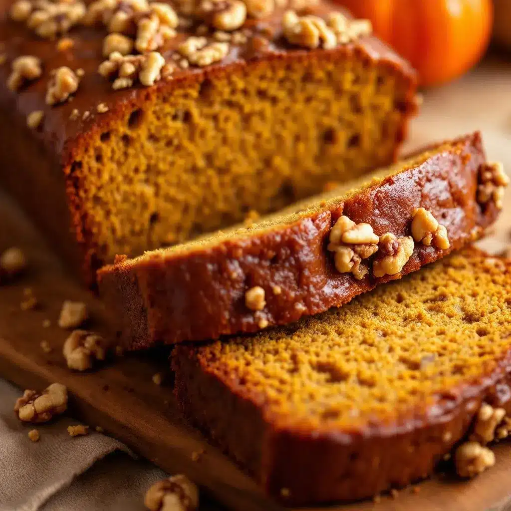 pumpkin banana walnut bread preparation steps