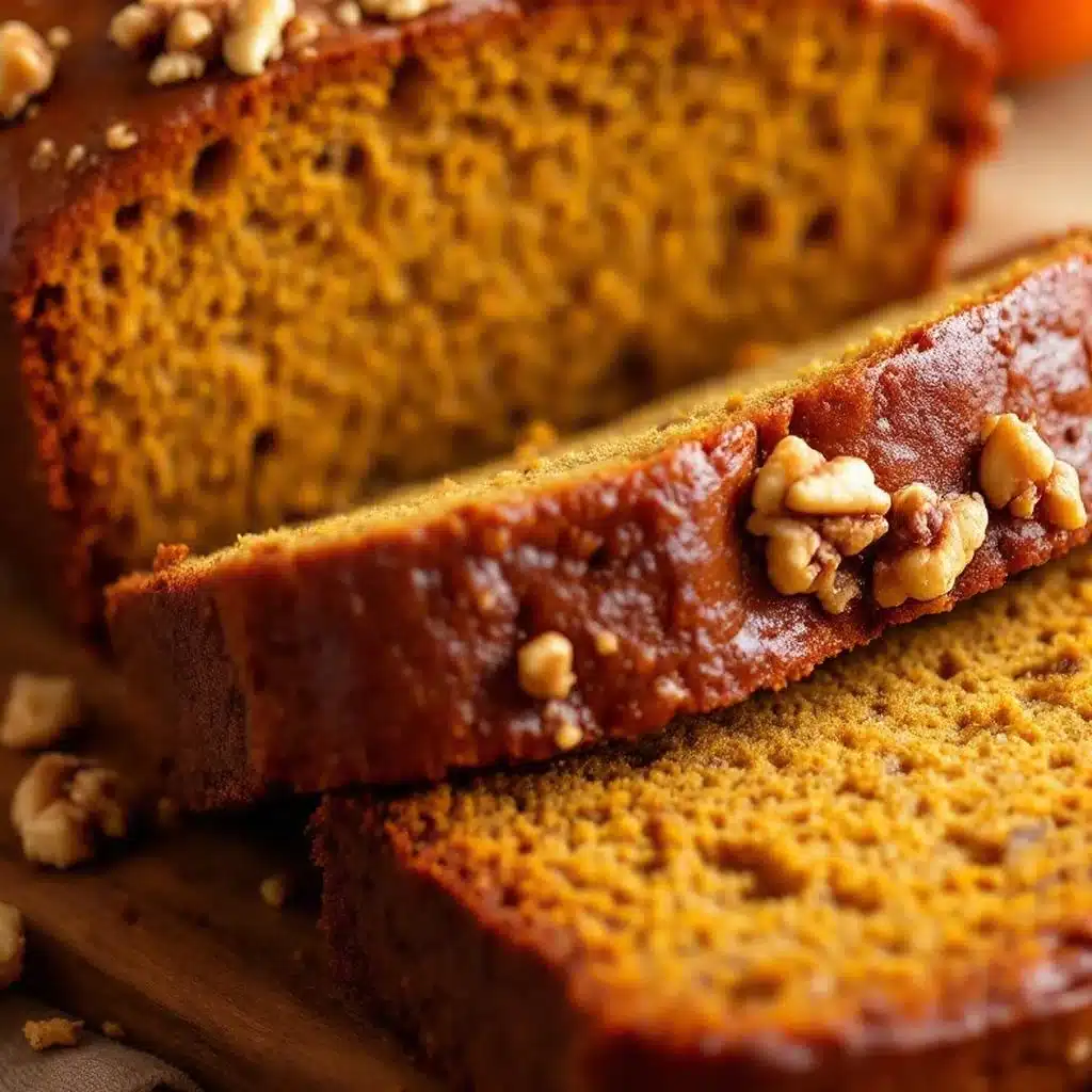 pumpkin banana walnut bread - featured image