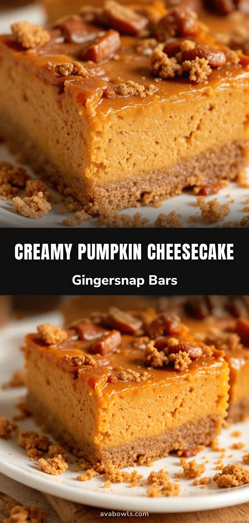 pumpkin cheesecake bars recipe