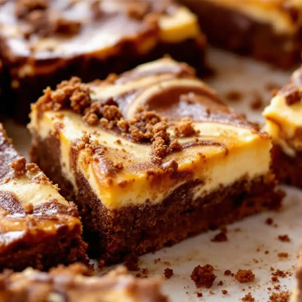 Pumpkin Cheesecake Swirl Brownies preparation steps