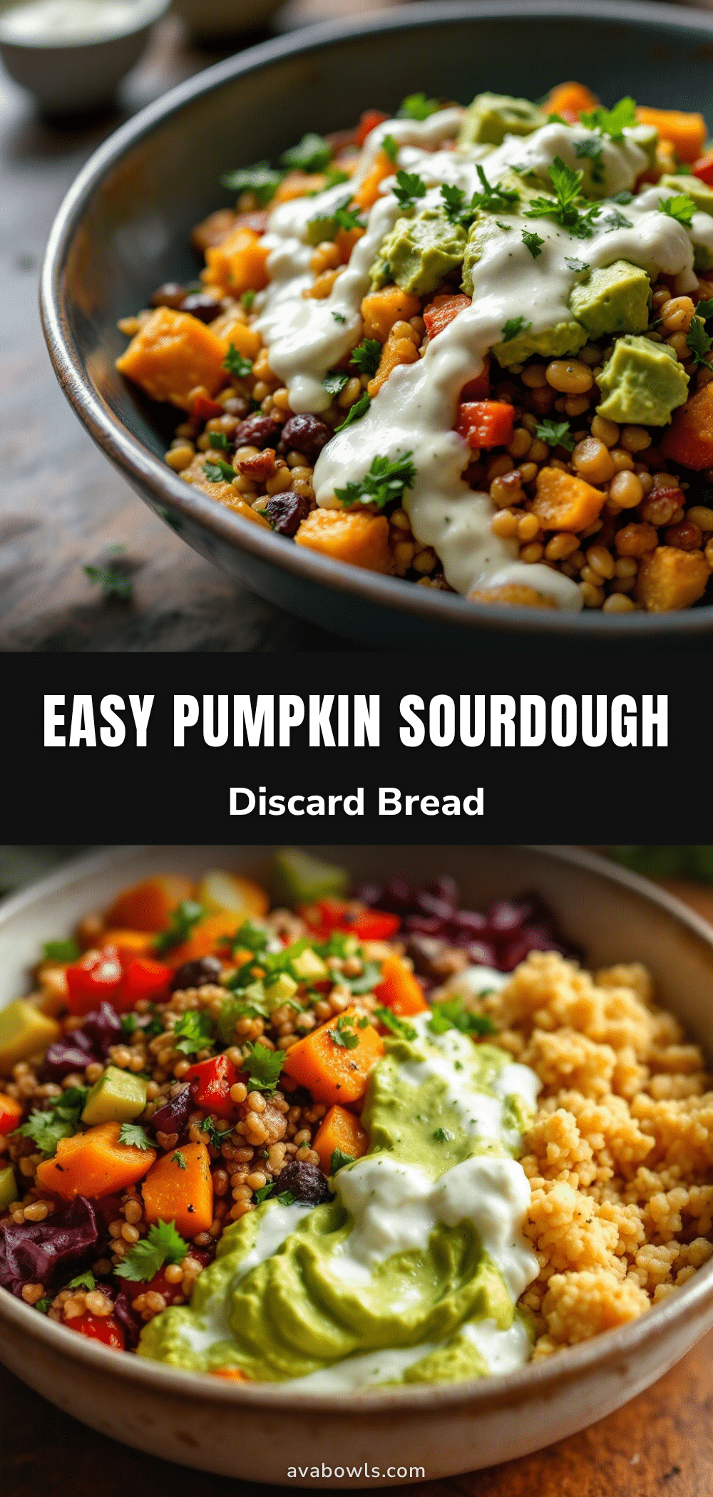 Pumpkin sourdough discard bread recipe