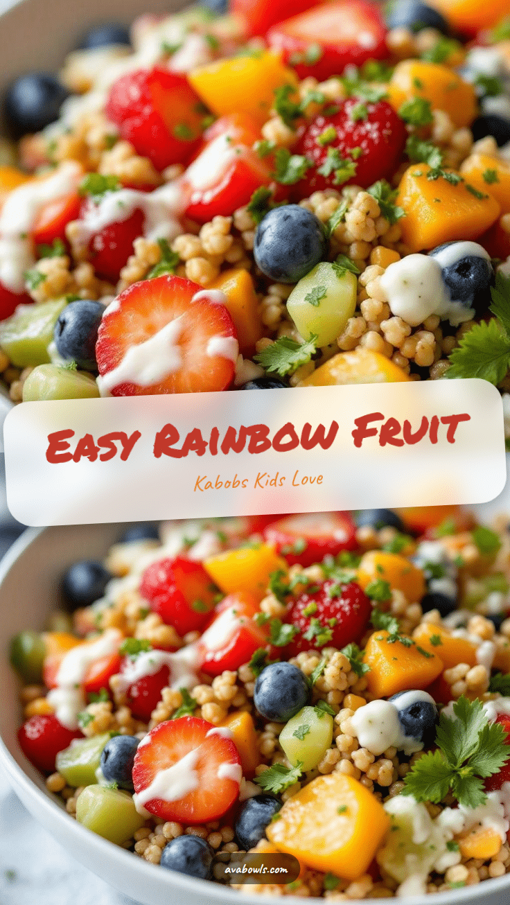 rainbow fruit kabobs recipe
