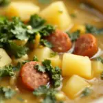 Sausage and potato soup with kale - featured image