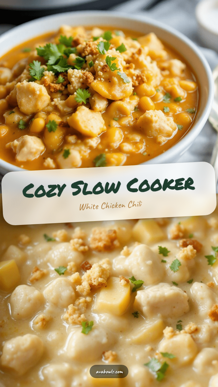 slow cooker white chicken chili recipe