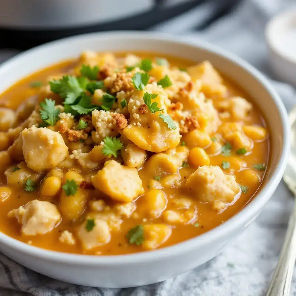 slow cooker white chicken chili - featured image