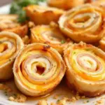 turkey and cheese pinwheel roll-ups - featured image