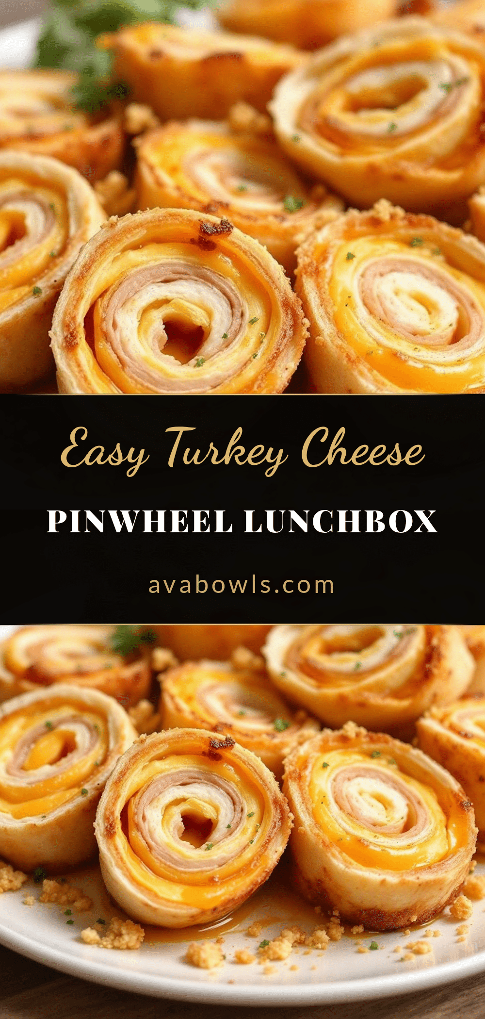 turkey and cheese pinwheel roll-ups recipe