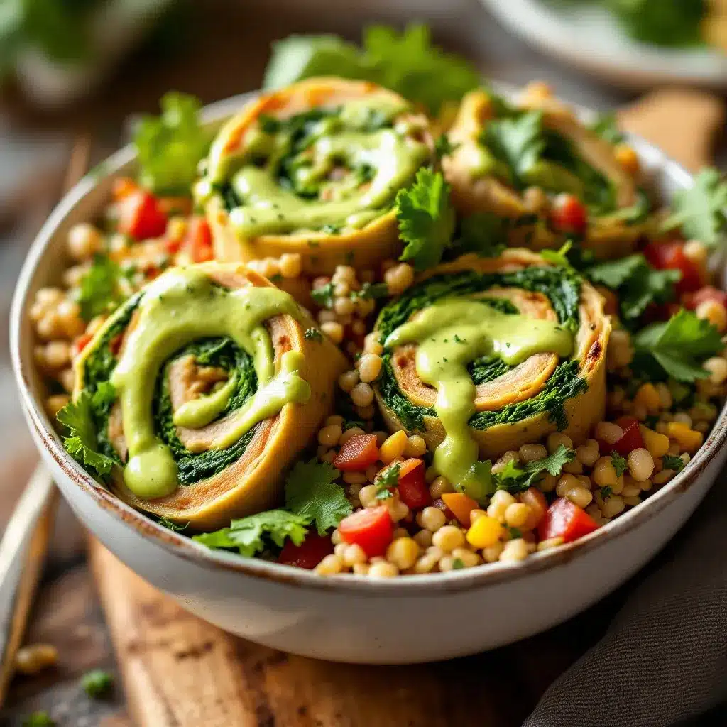 turkey and spinach pinwheels preparation steps