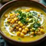 zucchini corn soup - featured image