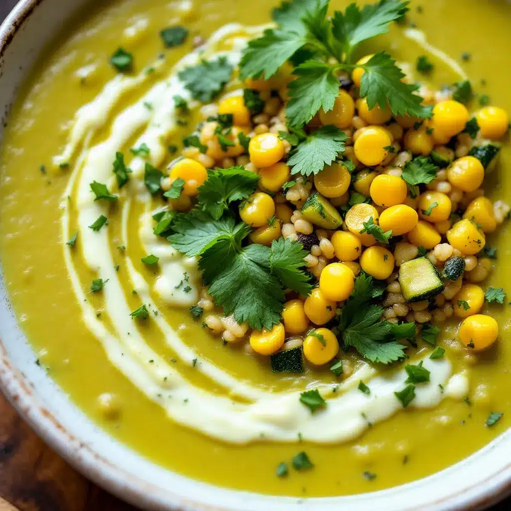zucchini corn soup preparation steps