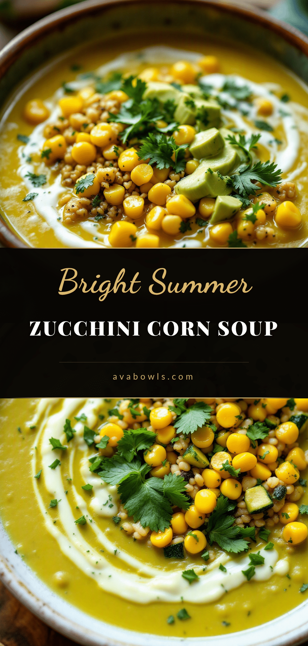 zucchini corn soup recipe