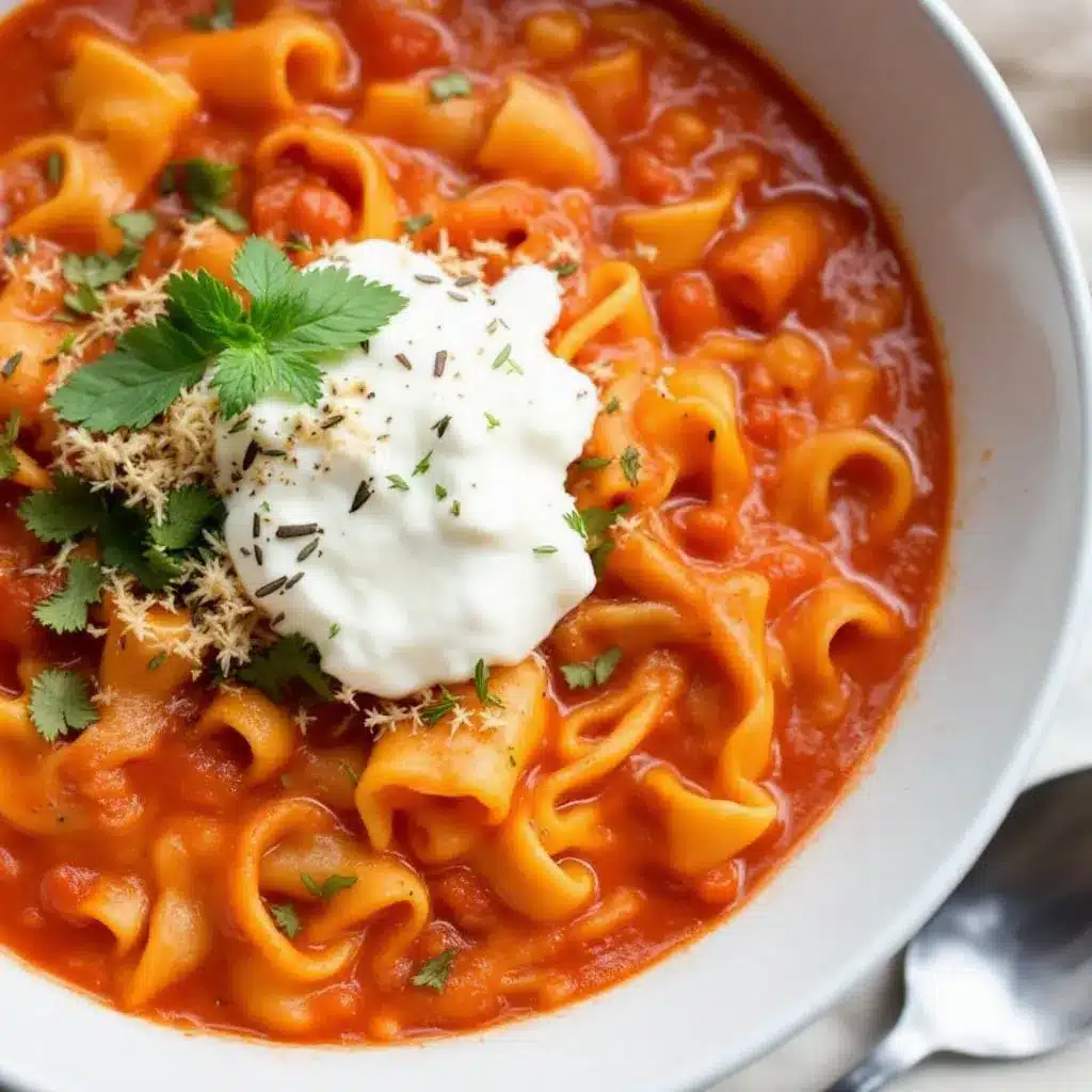 5-Ingredient Lasagna Soup preparation steps