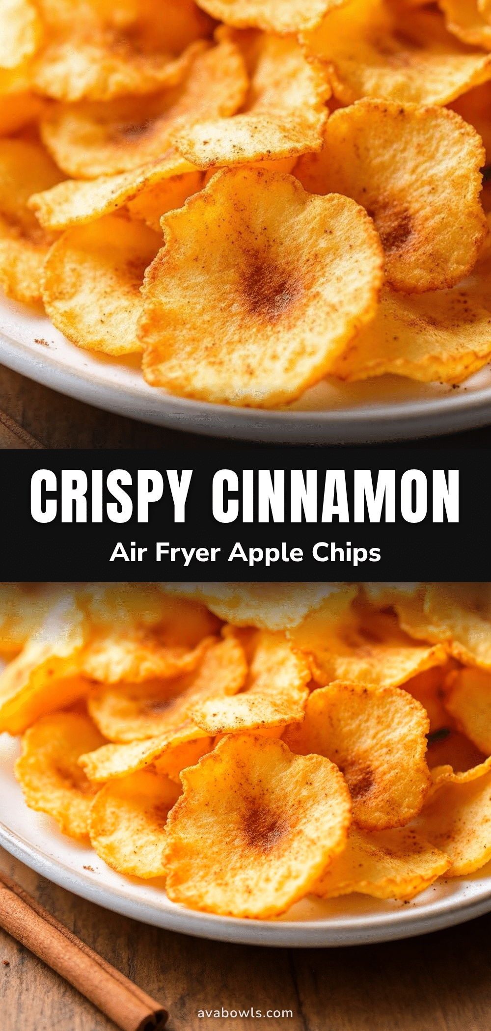 air fryer apple chips recipe