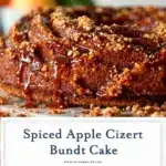 apple cider bundt cake - featured image