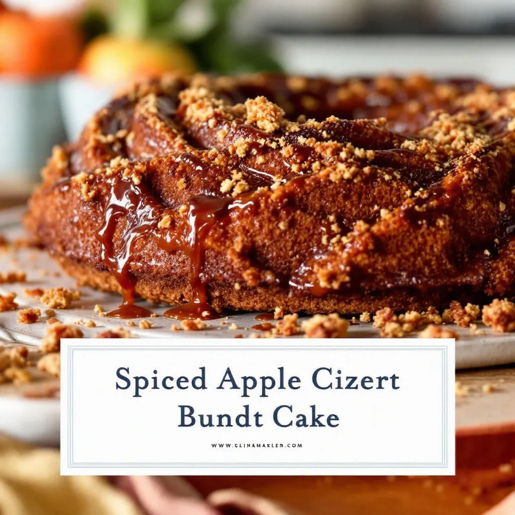 apple cider bundt cake preparation steps