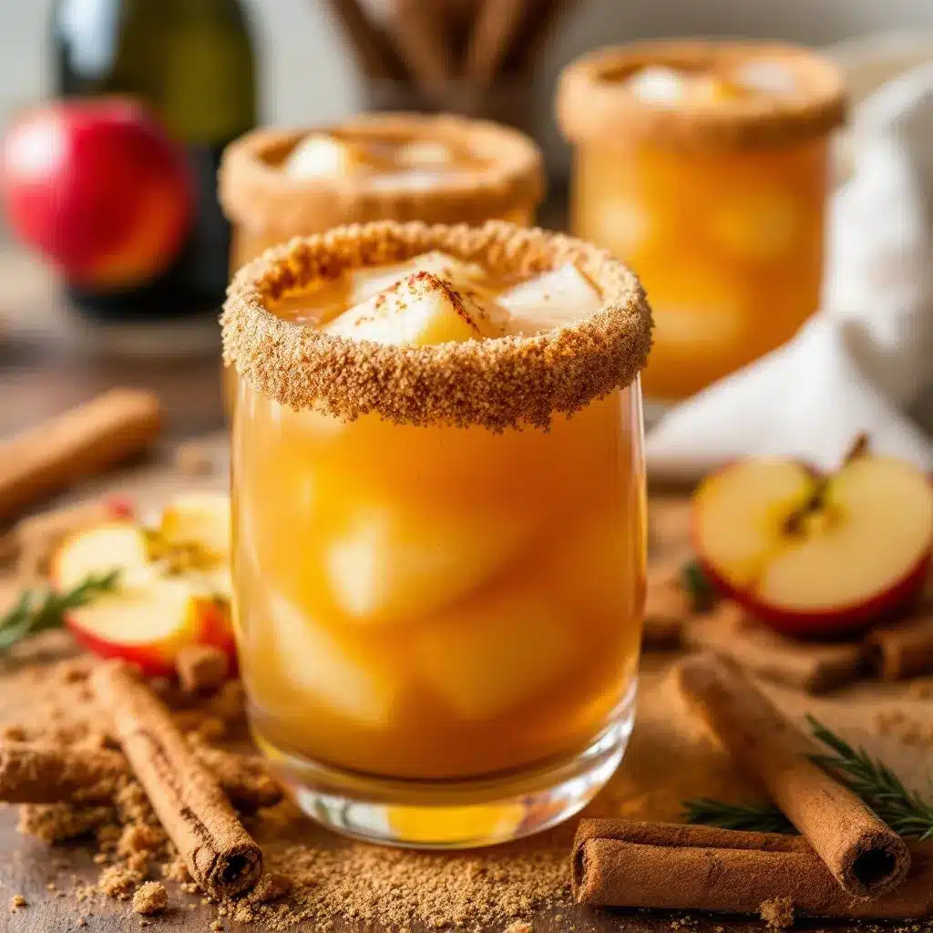 apple cider mimosas preparation steps