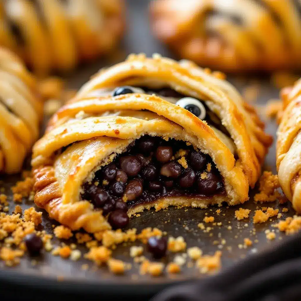 black bean mummy hand pies preparation steps