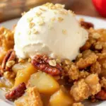 brown sugar apple crisp - featured image