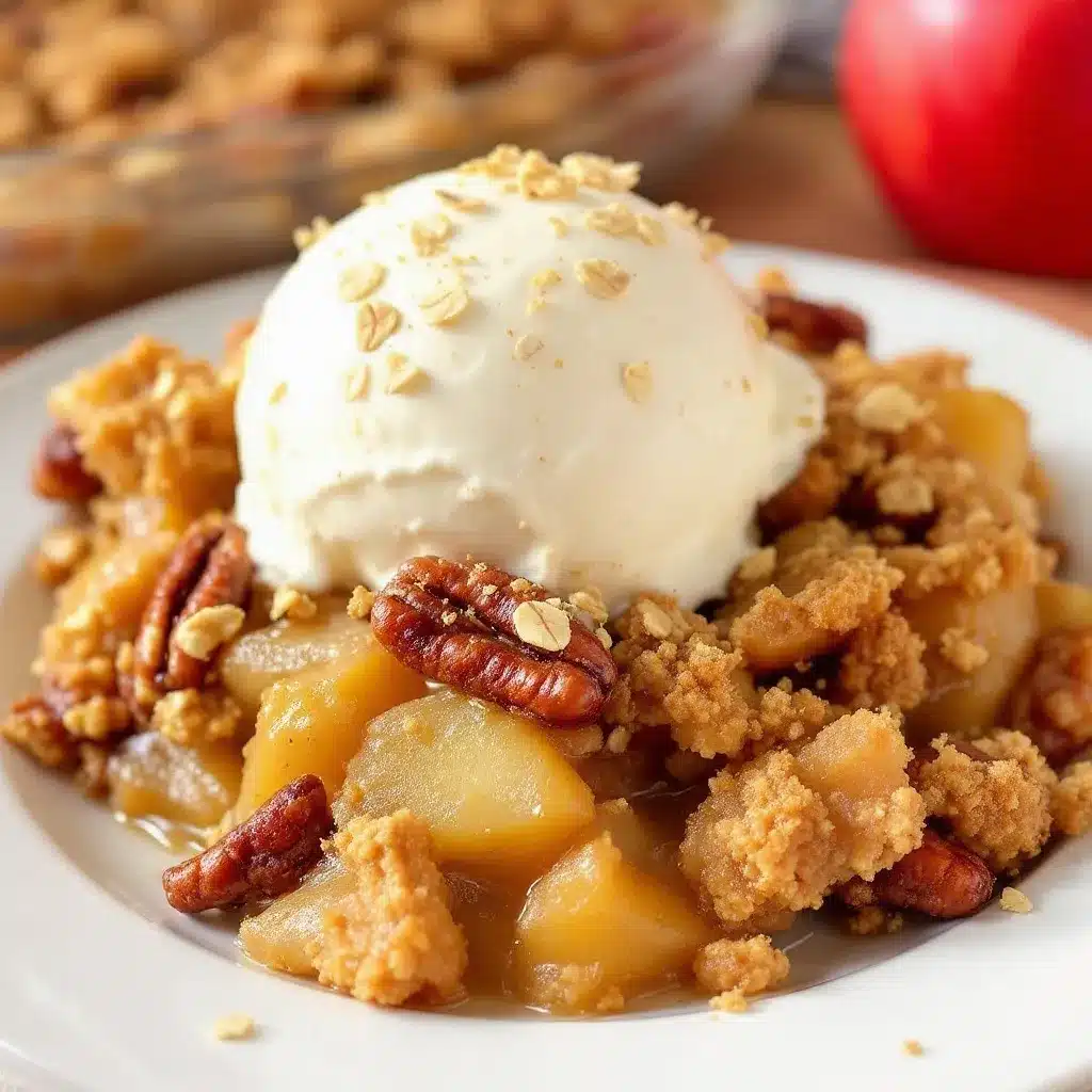 brown sugar apple crisp preparation steps