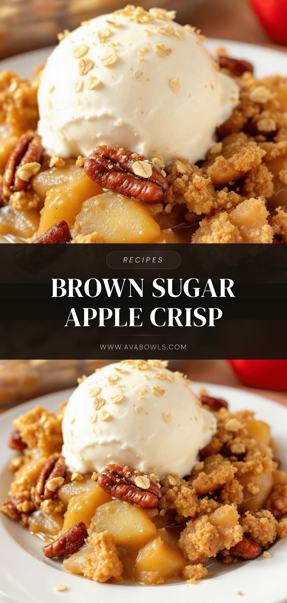 brown sugar apple crisp recipe