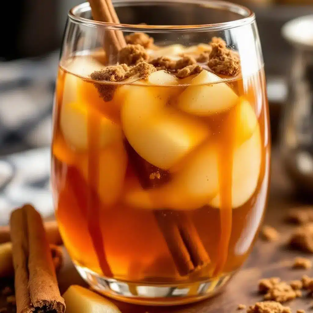 Cozy Caramel Apple Sangria with Cinnamon - featured image