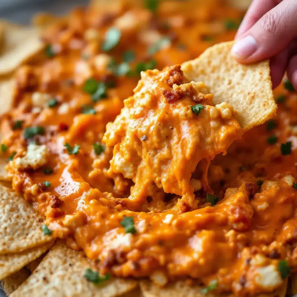 creamy buffalo chicken dip recipe preparation steps
